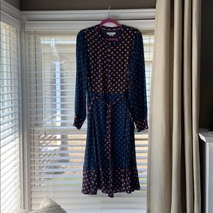 Midi long sleeve dress